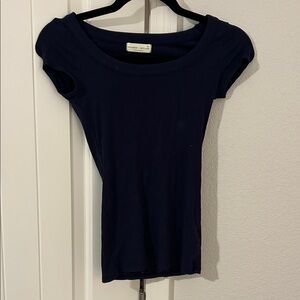 Frankee & Skylarr Dark Blue Navy Short Sleeve Tee Super Soft Top